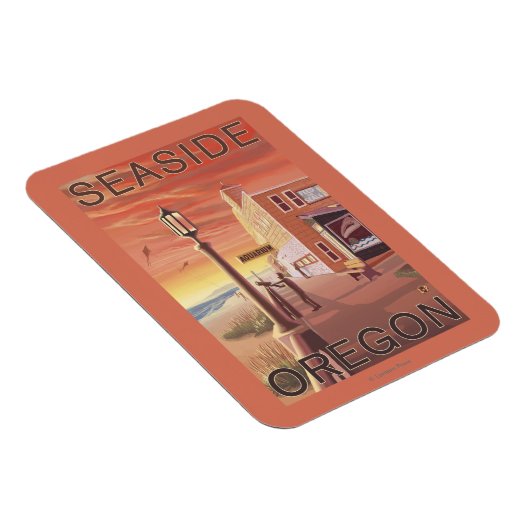 Seaside, OregonAquarium View Magneet (Rechterzijde)