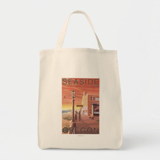 Seaside, OregonAquarium View Tote Bag (Voorkant)