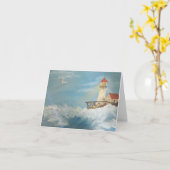 Seaside Painting van Julia Morrill Kaart (Gele Bloem)