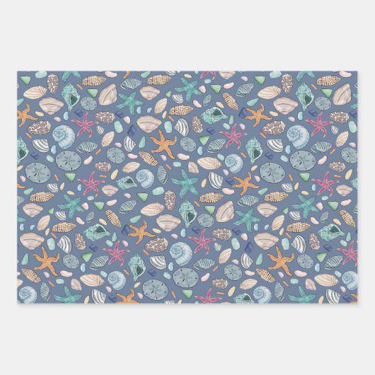 Seaside Paper Set van 3 (Voorkant 2)