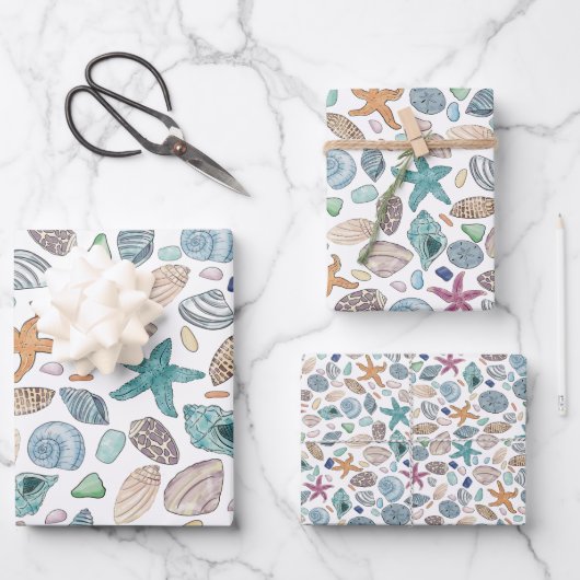 Seaside Paper Set van 3 (Voorkant)