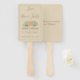 Seaside Paradise bruiloft Handwaaier