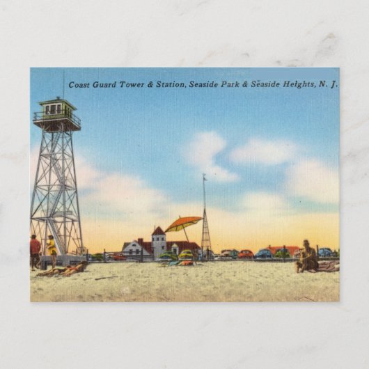Seaside Park and Seaside Heights, New Jersey Briefkaart (Voorkant)