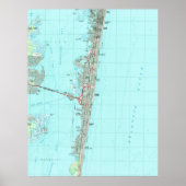 Seaside Park & NJ Shore Map (1989) Poster (Voorkant)