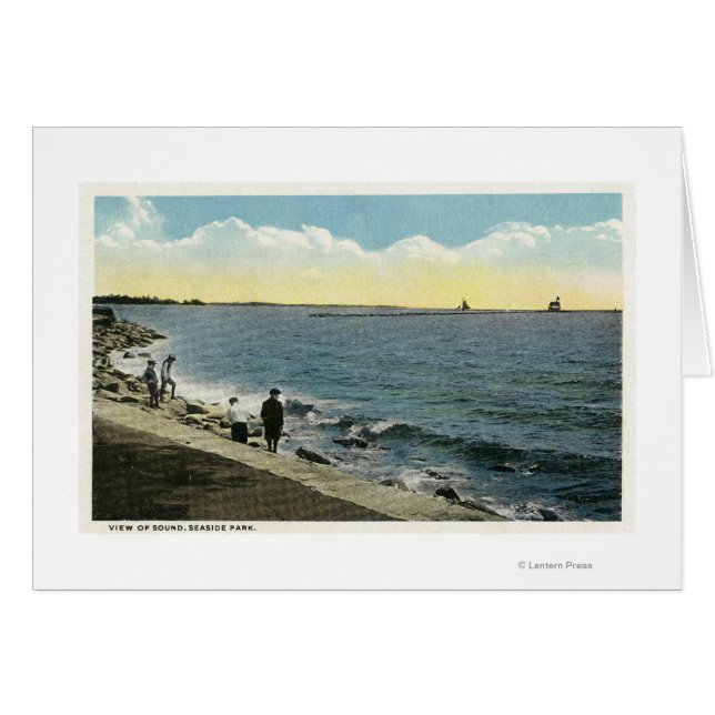 Seaside Park Uitzicht van het geluid (Voorkant Horizontaal)