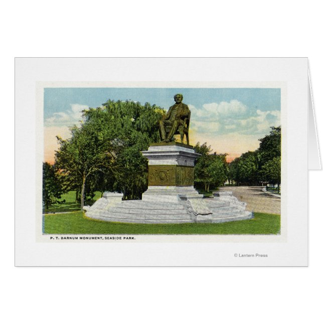 Seaside Park Uitzicht van het P T Barnum Monument (Voorkant Horizontaal)
