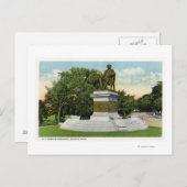 Seaside Park Uitzicht van het P T Barnum Monument Briefkaart (Voorkant / Achterkant)