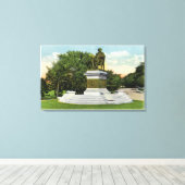 Seaside Park Uitzicht van het P T Barnum Monument Canvas Afdruk (Insitu (Houten vloer))