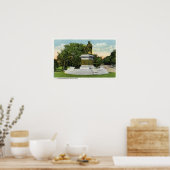 Seaside Park Uitzicht van het P T Barnum Monument Poster (Keuken)