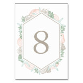 Seaside Pastels | Kuststrand Seashell Kaart (Voorkant)