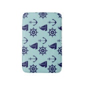 Seaside Pattern Badmat (Voorkant Verticaal)