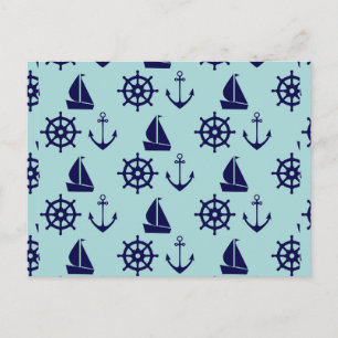 Seaside Pattern Briefkaart
