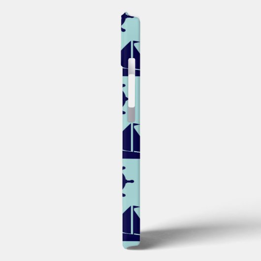 Seaside Pattern Case-Mate iPhone Case (Achterkant / Links)