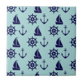 Seaside Pattern Tegeltje (Voorkant)