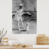 Seaside Pet Tricks, 1910s Poster (Keuken)