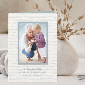 Seaside Photo Memorial Programme Programma