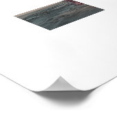 Seaside Portrait of Flamboyant Woman Poster (Hoek)