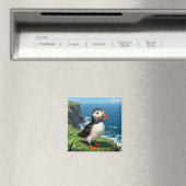 Seaside Puffin Illustration   Magneet (Insitu (Vaatwasser))
