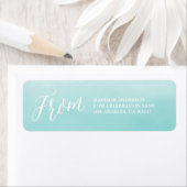 Seaside | Retouradreslabel Etiket (Insitu)