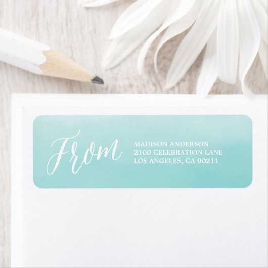 Seaside | Retouradreslabel Etiket (Insitu)