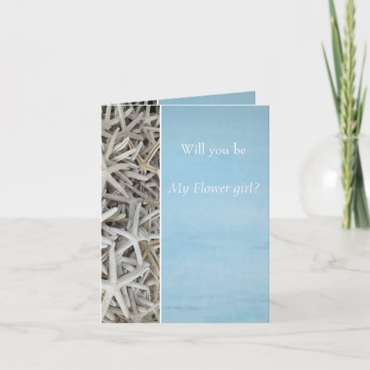 Seaside romance zeeschelp strand bruiloft ontwerp bedankkaart (Voorkant)