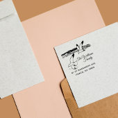 Seaside Rustic Elegant Seagulls Zelfinktende Stempel