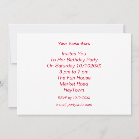 Seaside Sand Castles Fun Summer Beach Kaart (Achterkant)