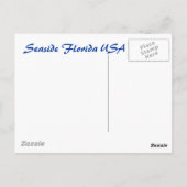 Seaside Sandcastle Briefkaart (Achterkant)