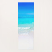 Seaside Scene Summer Ocean Beach Fitness Yogamat (Achterkant)