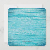 Seaside Seashells Coastal Business Holiday Save The Date (Achterkant)