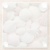Seaside Seashells Glass Onderzetter (Achterkant)