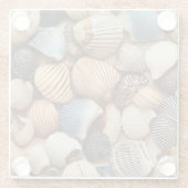 Seaside Seashells Glass Onderzetter (Achterkant)