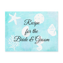Seaside Seashells Recept voor de bruid bruiloft