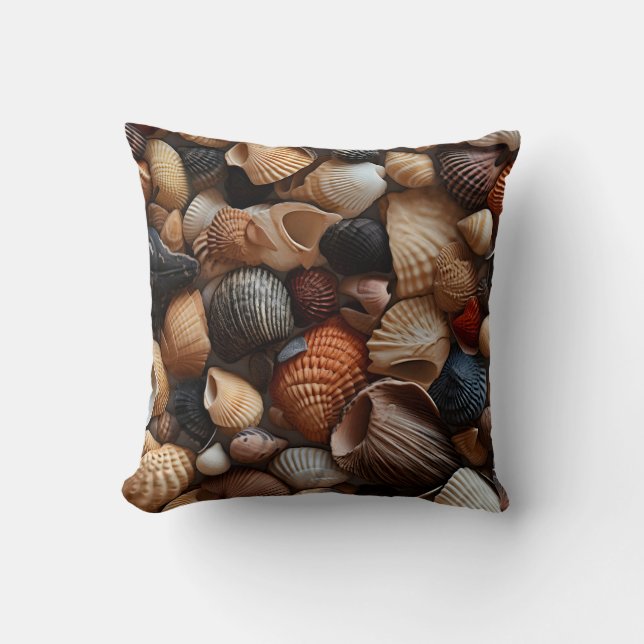 Seaside Seashells Sierkussen (Voorkant)