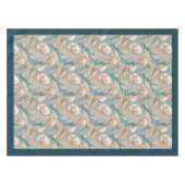 Seaside Seashells Zee sterren pastel groen ivoor Tafelkleed (Voorkant (Horizontaal))
