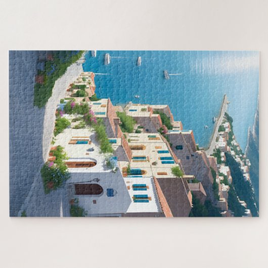 Seaside Serenity Puzzle Legpuzzel (Horizontaal)