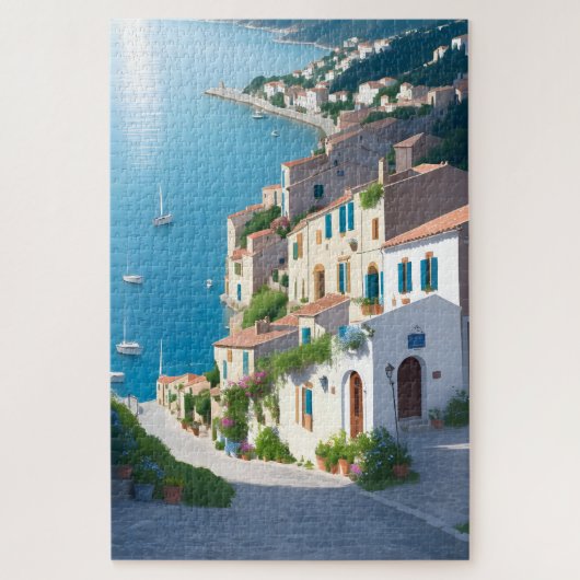 Seaside Serenity Puzzle Legpuzzel (Verticaal)