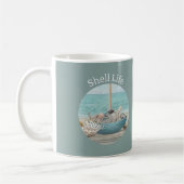 Seaside Serenity Shell Life Collectie Koffiemok (Links)