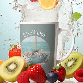 Seaside Serenity Shell Life Collectie Koffiemok