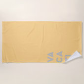 "Seaside Serenity" Strandlaken (Voorkant)