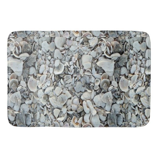 Seaside Shells Coastal  Badmat (Voorkant)