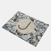 Seaside Shells Initial Welcome Deurmat (Schuin)