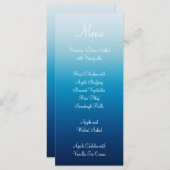 Seaside Sky en Ocean Blue Gradient Menu (Voorkant / Achterkant)