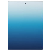 Seaside Sky en Ocean Blue Gradient Teacher Klembord (Achterkant)