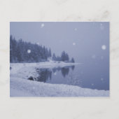 Seaside Snowfall Briefkaart (Voorkant)