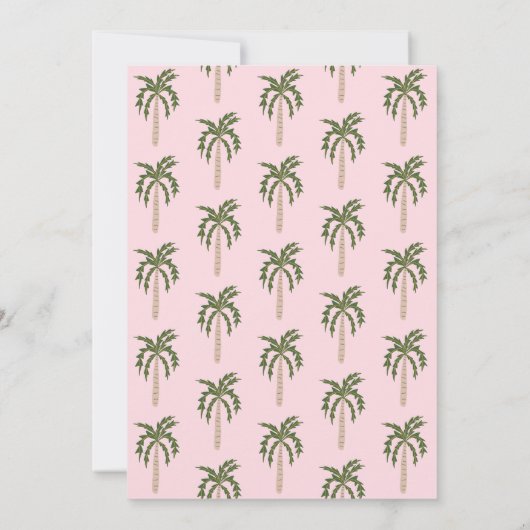 Seaside Soiree Modern Schattige CUSTOM verjaardags Kaart (Achterkant)