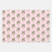 Seaside Soiree Palmbomen Roze Schattigee CUSTOM Inpakpapier Vel (Voorkant 3)