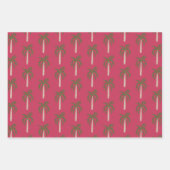 Seaside Soiree Palmbomen Roze Schattigee CUSTOM Inpakpapier Vel (Voorkant 2)