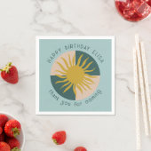 Seaside Soiree VERJAARDAGSFEEST Modern Schattige C Servet (Insitu)