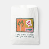 Seaside Soiree Vrijgezellenfeest Modern Schattige  Bedankzakje (Voorkant)